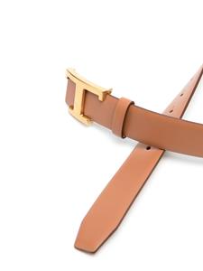 Tod's T-Timeless omkeerbare leren riem - Bruin