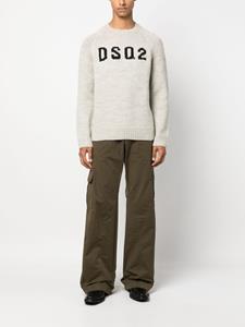 Dsquared2 Intarsia trui - Beige