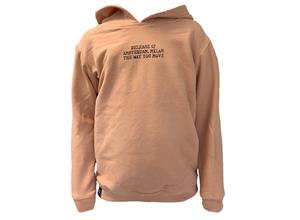 Kiezeltje Meisjes hoodie - Zacht oranje