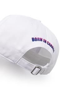 DSQUARED2 Honkbalpet met logoprint - Wit