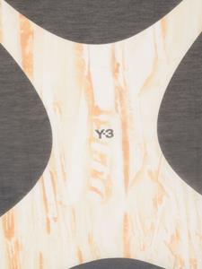 Y-3 Sjaal met abstracte print - Zwart