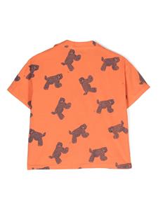 bobochoses Bobo Choses Bowlingshirt met print - Oranje