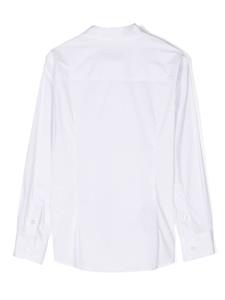 paolopecorakids Paolo Pecora Kids Shirt met geborduurd logo - Wit