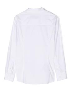 Paolo Pecora Kids Shirt met geborduurd logo - Wit