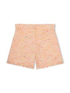 givenchykids Givenchy Kids Tweed shorts met monogram - Roze