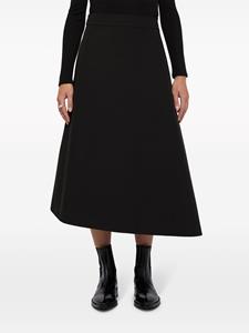 jilsander Jil Sander Asymmetrische midi-rok - Zwart