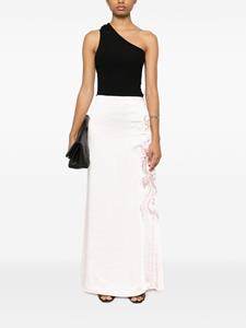 P.A.R.O.S.H. Maxi-rok met geborduurde draak - Roze