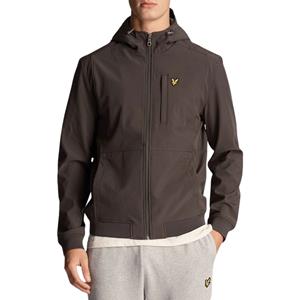 Lyle & Scott-merk gunmetal grijs softshell jack