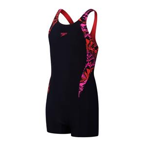 Speedo ECO Printed Muscleback Panel Legsuit Badpak Meisjes