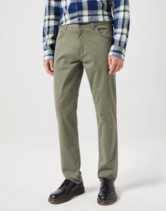 Wrangler Greensboro 803 heren regular-fit dusty olive