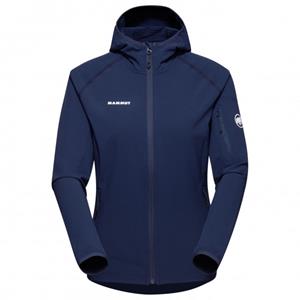 Mammut  Women's Madris Light ML Hooded Jacket - Softshelljack, blauw