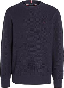 Tommy Hilfiger Rundhalspullover "OVAL STRUCTURE CREW NECK"