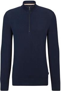 Boss Ebrando-P Half Zip Trui Navy