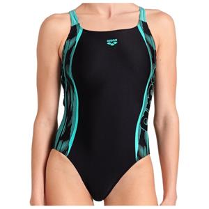 Dames zwempak uit 1 stuk Arena Swim Pro Back Graphic