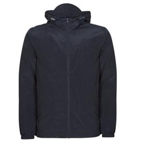 Lyle & Scott Tonal Eagle Jet Navy Blue Softshell jack met rits en capuchon