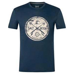 SUPER.NATURAL T-Shirt für Herren, Merino SALT & ROCK stylisch, atmungsaktiv