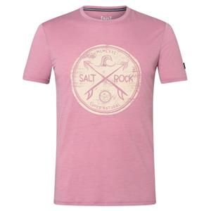 SUPER.NATURAL T-Shirt für Herren, Merino SALT & ROCK stylisch, atmungsaktiv