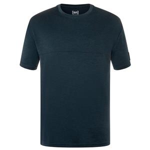 Super.Natural  Oversized Bio Tee - Merinoshirt, blauw