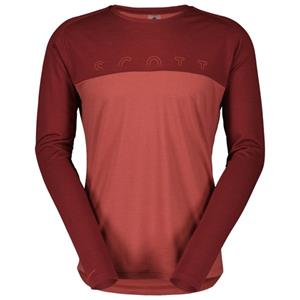 Scott  Defined Merino L/S - Merinoshirt, rood