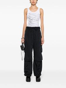 Y-3 Twill broek met cargo zak - Zwart