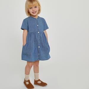 LA REDOUTE COLLECTIONS Jurk in denim, korte mouwen