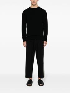 thomkrom Thom Krom M ST 411 geribbelde broek - Zwart