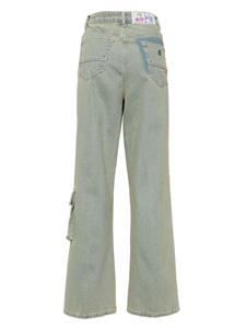 aapeby*abathingape AAPE BY *A BATHING APE Jeans met wijde pijpen - Blauw
