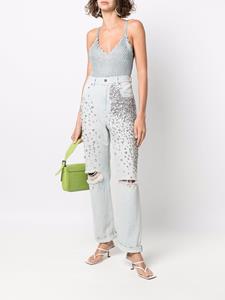 goldengoose Golden Goose Jeans met kristal - Blauw