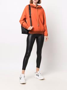 DKNY Legging met wet-look - Zwart