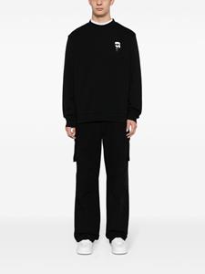 Karl Lagerfeld Ikonik Karl-motif sweatshirt - Zwart