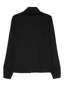 Just Cavalli Sweater met jacquard logo en rits - Zwart