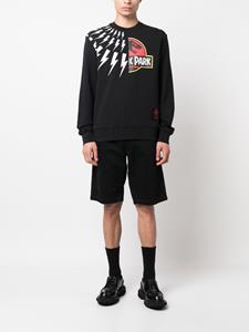 neilbarrett Neil Barrett Sweater met print - Zwart