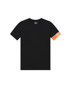Malelions Junior Captain T-Shirt 2.0 | Black/Orange