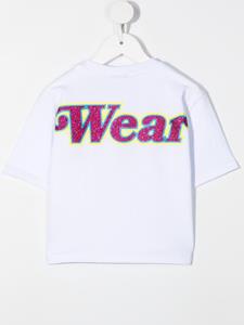 gcdskids Gcds Kids T-shirt met logoprint - Wit