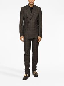 dolce&gabbana Dolce & Gabbana Geruite pantalon - Beige
