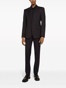 dolce&gabbana Dolce & Gabbana Pantalon met krijtstreep - Zwart