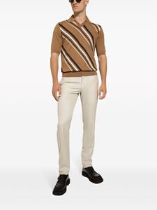 dolce&gabbana Dolce & Gabbana Pantalon van scheerwol - Blauw