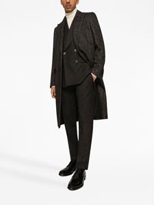dolce&gabbana Dolce & Gabbana Geplooide pantalon - Zwart