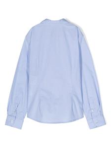 Emporio Armani Kids Shirt met geborduurd logo - Blauw