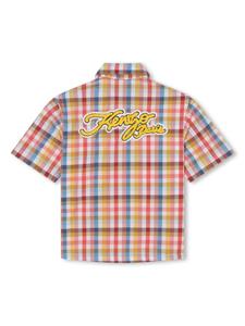 Kenzo Kids Geruit shirt - Geel
