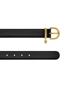 Versace Medusa 1995 leren riem - Zwart