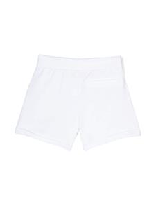 moschinokids Moschino Kids Shorts met logoprint - Wit