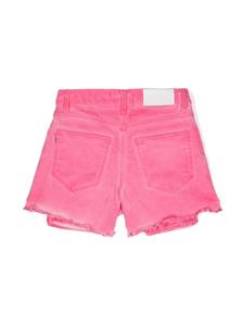 MSGM Kids Shorts met geborduurd logo - Roze