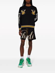 RHUDE Intarsia trui - Zwart