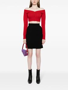 chanelpre-owned CHANEL Pre-Owned Mini-rok met knopen - Zwart