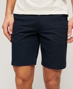Superdry Mannen Chinoshort met Stretch Blauw