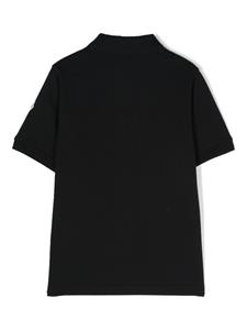 monclerenfant Moncler Enfant Poloshirt met logopatch - Zwart