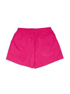 MAX&Co. Kids Katoenen shorts met geborduurd logo - Roze