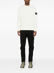stoneisland Stone Island Broek met Compass-logopatch - Zwart