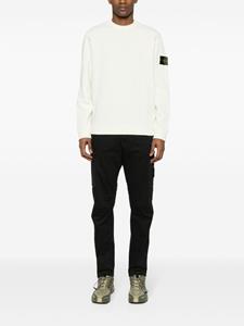 Stone Island Broek met Compass-logopatch - Zwart